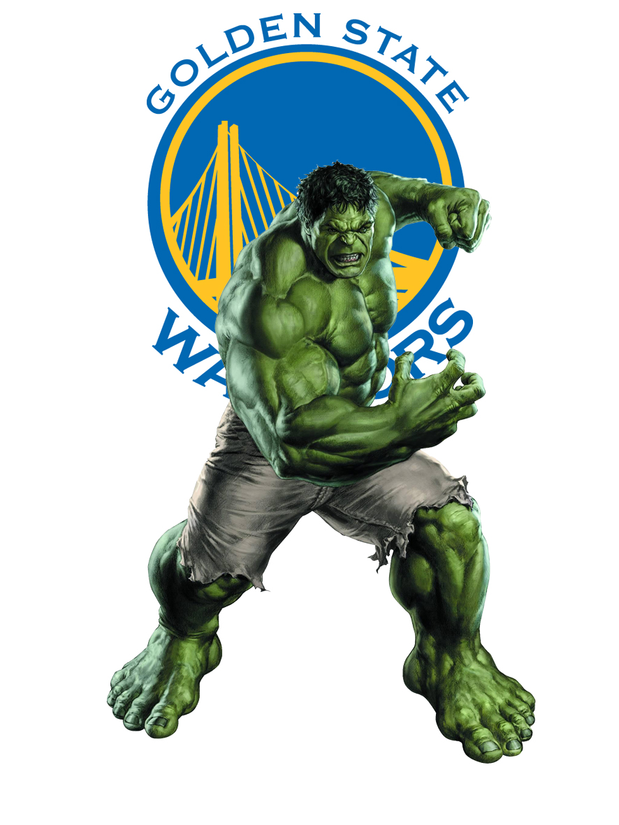 Golden State Warriors Hulk Logo vinyl decal